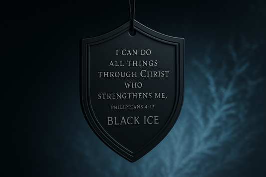 SHIELD OF HOPE HANGER BLACK ICE