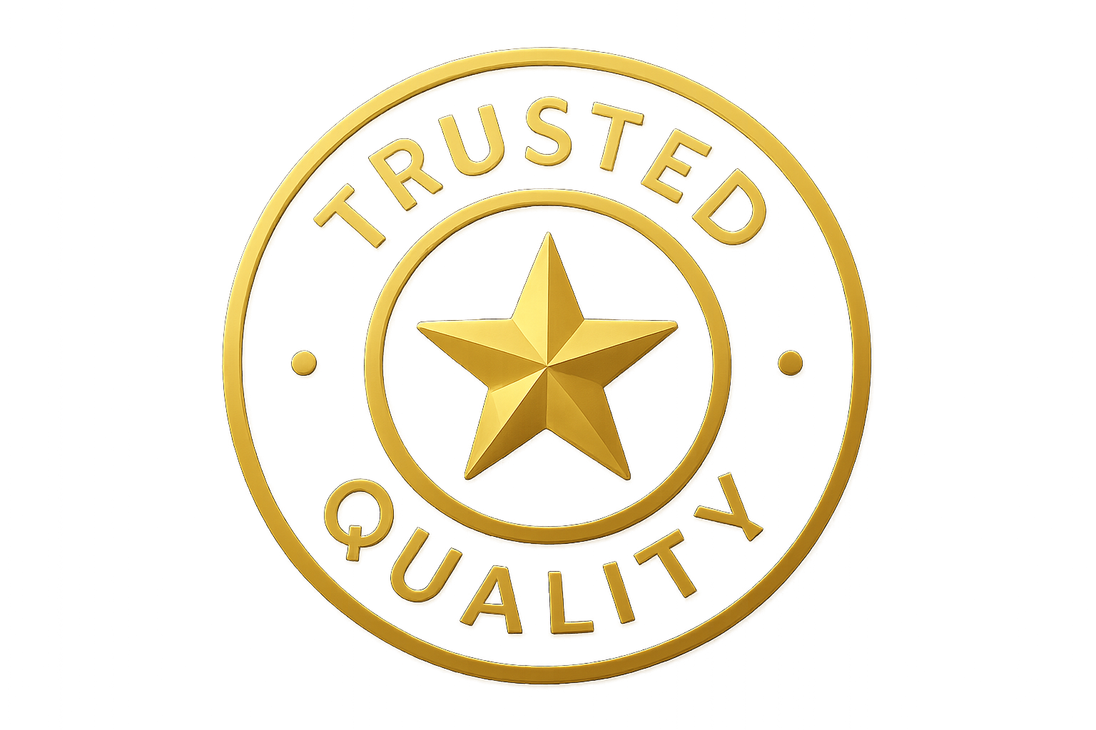 [⭐] Trusted Quality Icon (Gold (#FFD700)
